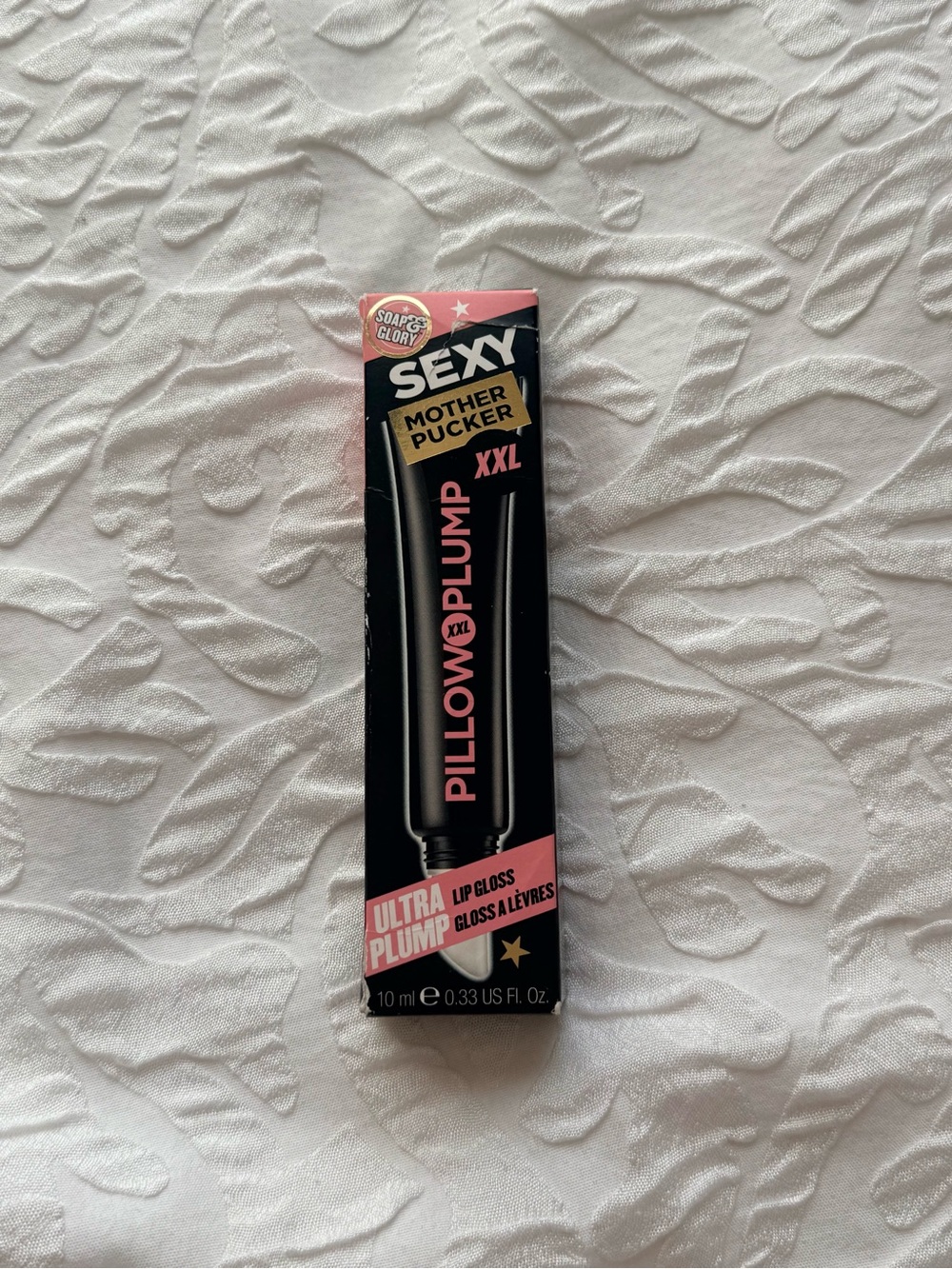 Soap & Glory SMP XXL Pillow Plump Lip Gloss & Plumper, Clearvoyant, 0.3 oz New